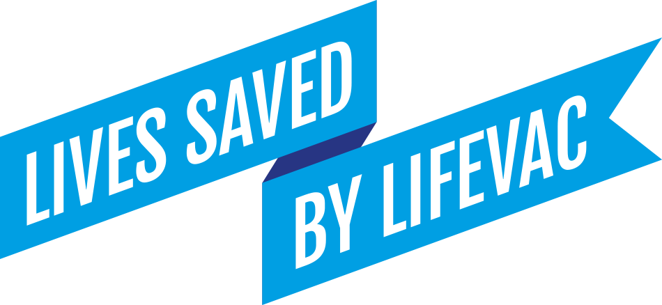 Banner for total number of lives saved by LifeVac