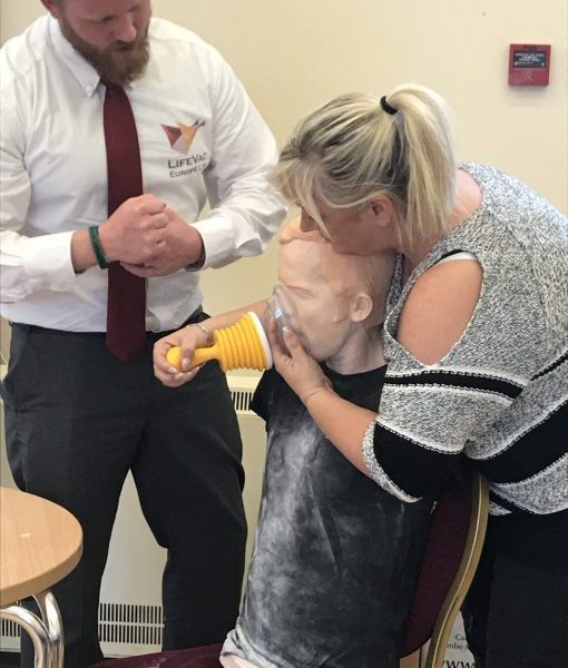 LifeVac Training being carried out in the UK