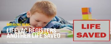 LifeVac usato per salvare un bambino di 3 anni dal soffocamento su un dado