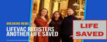 Teenager mit LifeVac am Weihnachtstag gerettet