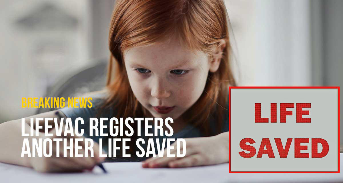 LifeVac rettet junges Mädchen, das an einem Lutscher erstickt - LifeVac  Europe Ltd