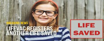 9-jähriges Mädchen in einem Erstickungsnotfall mit LifeVac vor dem Ersticken gerettet