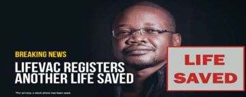 Un homme de 44 ans sauvé de l’étouffement avec LifeVac