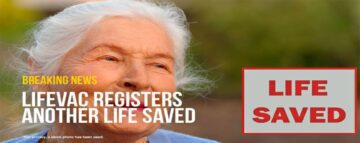 LifeVac rettet 80-jährige Frau