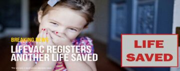 LifeVac rettet ein 6-jähriges Mädchen vor dem Ersticken