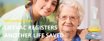 LifeVac salva un’altra vita in una casa di cura nel Regno Unito