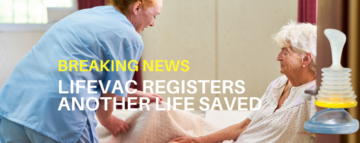 LifeVac salva un’altra vita in una casa di cura nel Regno Unito