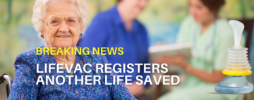 LifeVac rettet 86-jährige Frau in einem britischen Pflegeheim