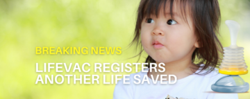 Bambina di 1 anno salvata dal soffocamento con LifeVac
