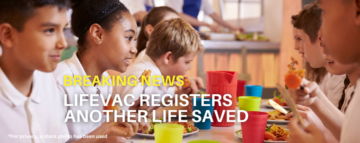 Mädchen in der High School mit LifeVac® gerettet