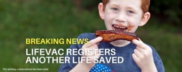 LifeVac® Saves 8-Year-Old Boy in a Choking Emergency