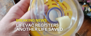 Bambina di 22 mesi salvata da LifeVac